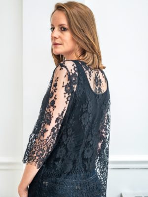 haut top blouse dentelle calais-caudry mode femme marque française de prêt à porter made in france maison 1889
